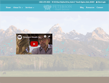 Tablet Screenshot of petersonws.com